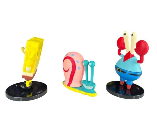 Figuras Coleccionables X6 Bob Esponja 9cm - Imagen 2