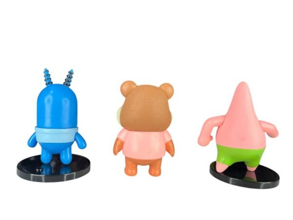 Figuras Coleccionables X6 Bob Esponja 9cm - Imagen 5