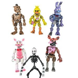 Figuras Semi Articuladas X 6 Five Nights At Freddy's 15cm (fnaf)