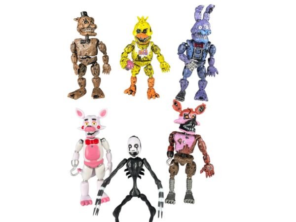 Figuras Semi Articuladas X 6 Five Nights At Freddy's 15cm (fnaf)