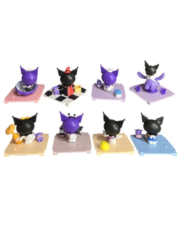 Figuras Coleccionables X8 Kuromi 6cm - Imagen 3