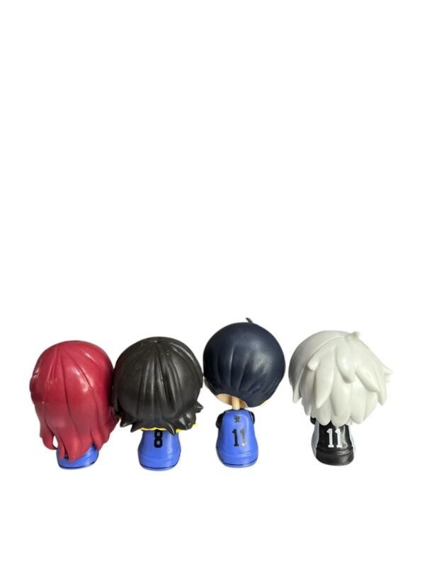 Figuras Coleccionables X4 Blue Lock Sentados 10cm - Imagen 3