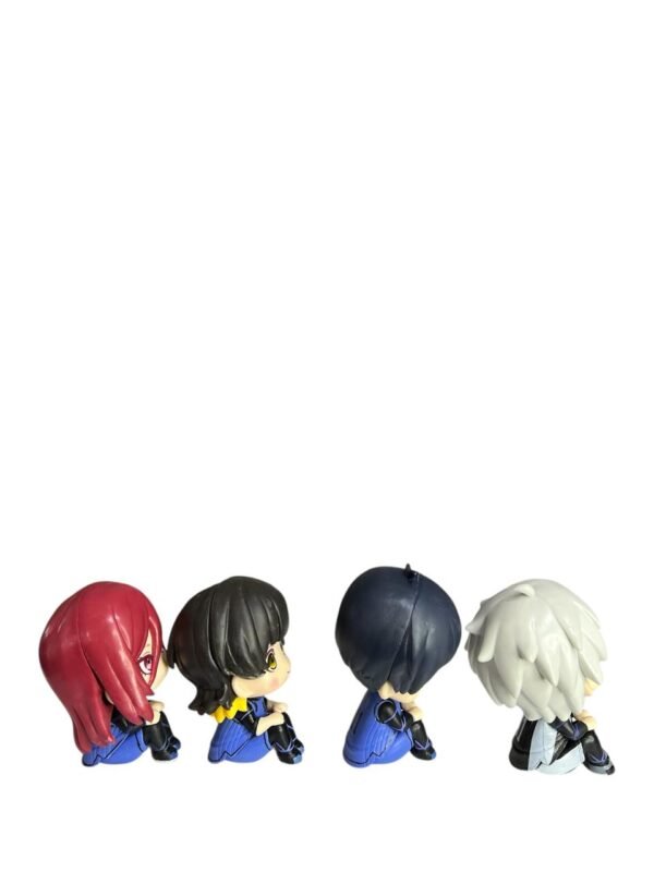 Figuras Coleccionables X4 Blue Lock Sentados 10cm - Imagen 4