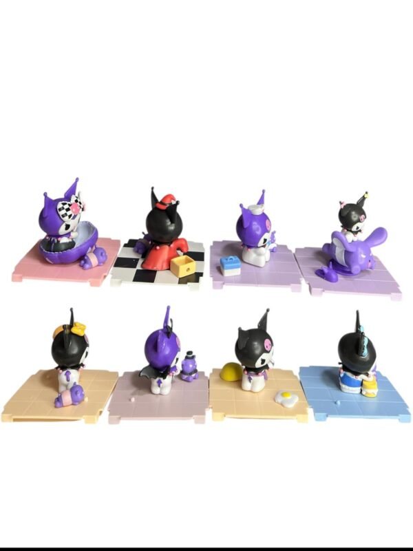 Figuras Coleccionables X8 Kuromi 6cm - Imagen 2