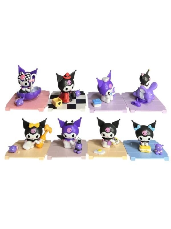 Figuras Coleccionables X8 Kuromi 6cm