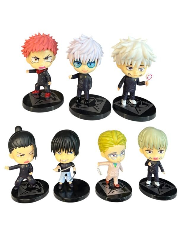 Figuras Coleccionables X7 Jujutsu Kaisen Poses 10cm