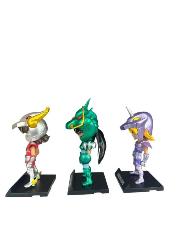 Figuras Coleccionables X5 Caballeros De Bronce 10cm - Imagen 2