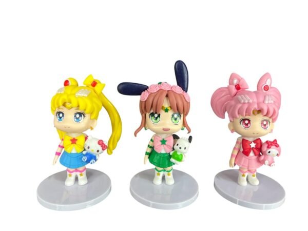 Figuras Coleccionables X6 Sailor Moon Y Sanrio - Imagen 6
