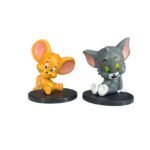 Mini Figuras Tom Y Jerry 4cm Sentados