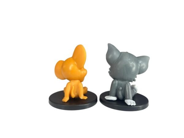 Mini Figuras Tom Y Jerry 4cm Sentados - Imagen 3