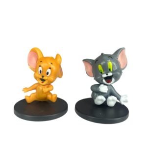 Mini Figuras Tom Y Jerry 4cm Sentados 0.2