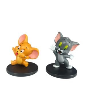 Mini Figuras Tom Y Jerry 4cm Sentados Manos Arriba