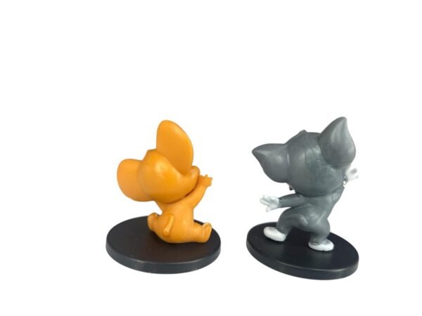 Mini Figuras Tom Y Jerry 4cm Sentados Manos Arriba - Imagen 4