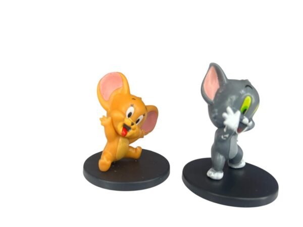 Mini Figuras Tom Y Jerry 4cm Sentados Manos Arriba - Imagen 3