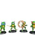 Figuras Coleccionables X4 Tortugas Ninja Armas 10cm