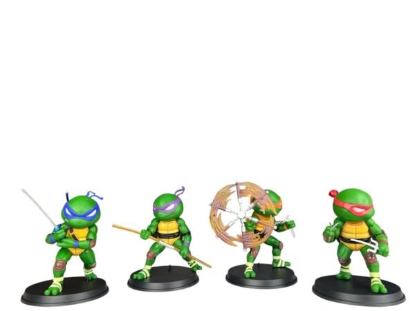 Figuras Coleccionables X4 Tortugas Ninja Armas 10cm