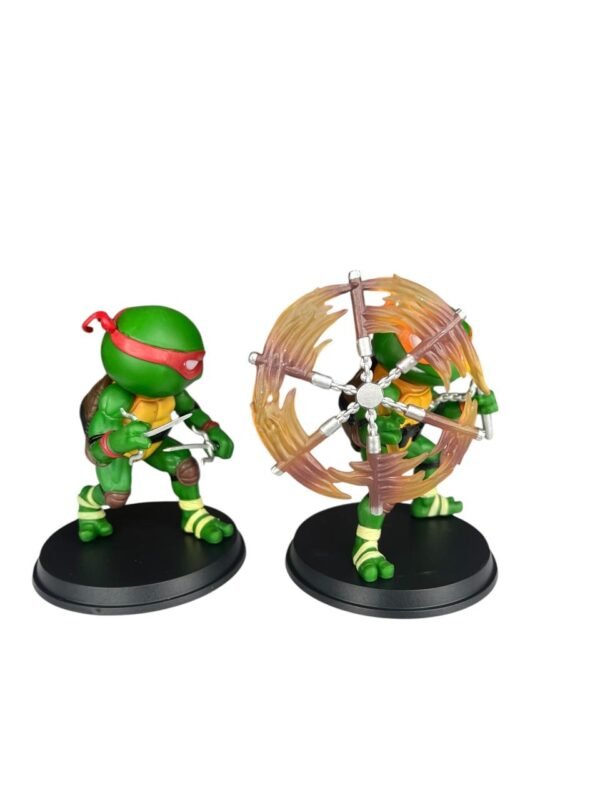 Figuras Coleccionables X4 Tortugas Ninja Armas 10cm - Imagen 3