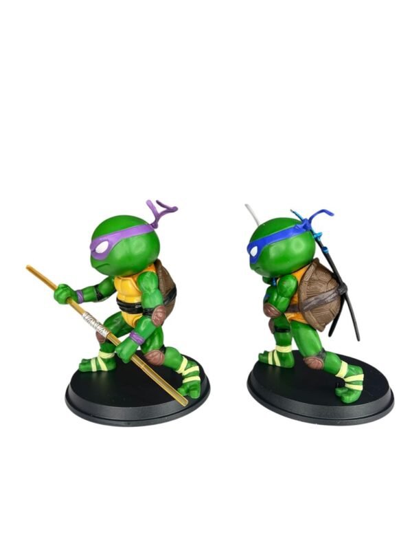 Figuras Coleccionables X4 Tortugas Ninja Armas 10cm - Imagen 2