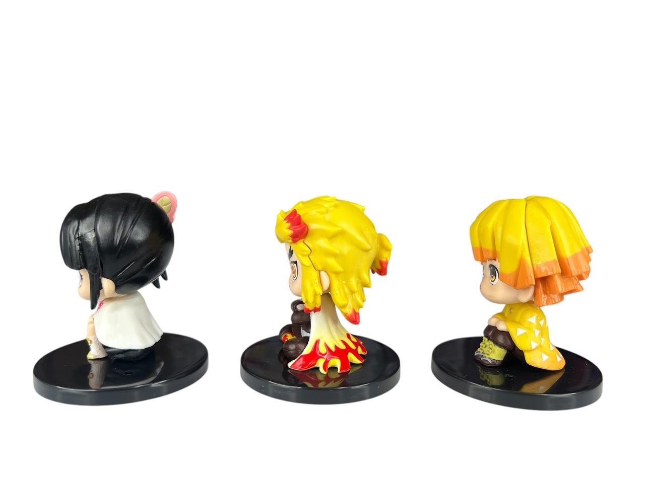 Mi Figuras Coleccionables X6 Cabezones Demon Slayer Sentados 6cm - Imagen 4