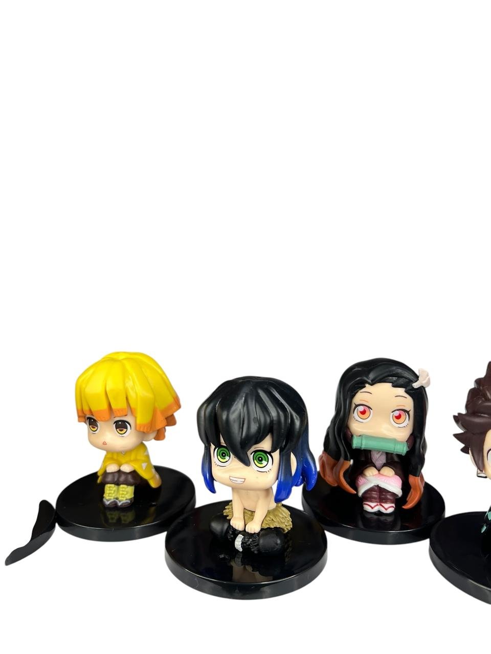 Mi Figuras Coleccionables X6 Cabezones Demon Slayer Sentados 6cm - Imagen 8