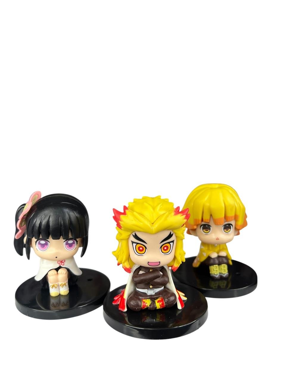 Mi Figuras Coleccionables X6 Cabezones Demon Slayer Sentados 6cm - Imagen 7