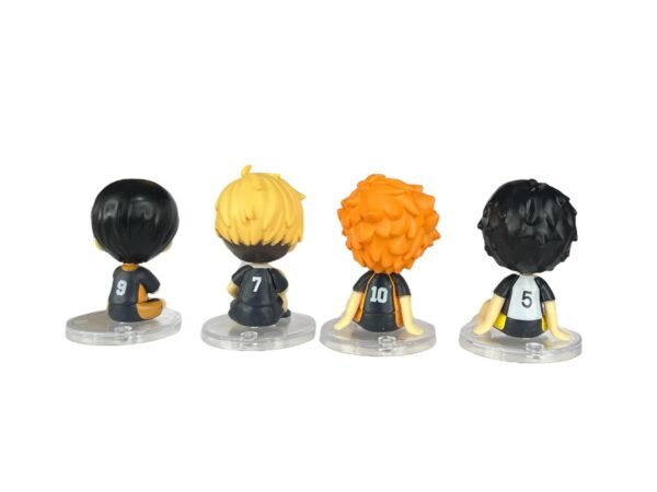 Figuras Coleccionables X8 Haikyu Sentados Tapa Transparente 7cm - Imagen 5