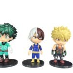 Figuras Coleccionables X3 My Hero Academia Cabezones 10cm