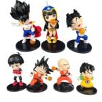 Figuras Coleccionables X7 - Dragon Ball Personajes 9cm