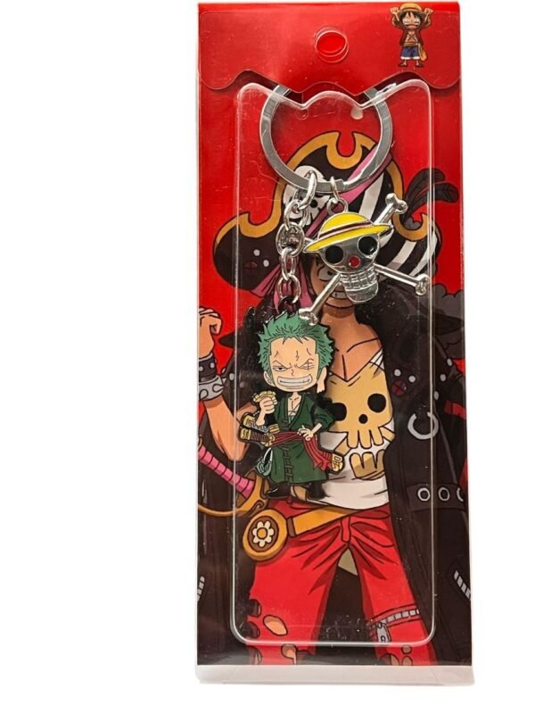 LLavero Acero X2 Zoro One Piece - Imagen 2