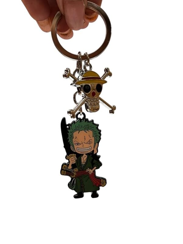 LLavero Acero X2 Zoro One Piece