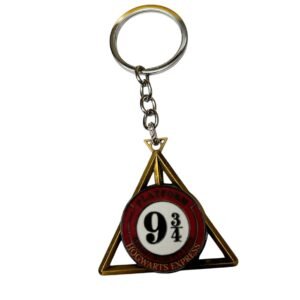 LLavero Acero Giratorio 9 3/4 Harry Potter