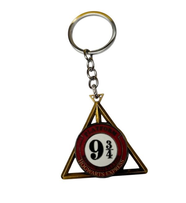 LLavero Acero Giratorio 9 3/4 Harry Potter