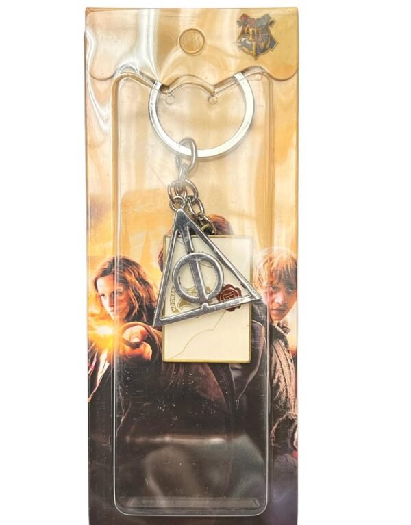 LLavero Acero Dos Dijes Harry Potter - Imagen 3