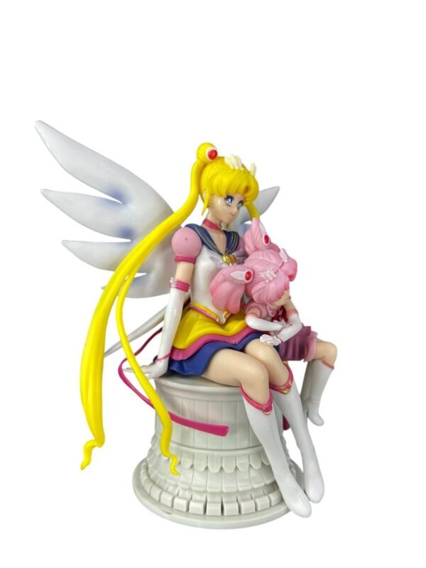 Figura 14cm Usagi Tsukino / Chibiusa En Piernas- Sailor Moon - Imagen 5