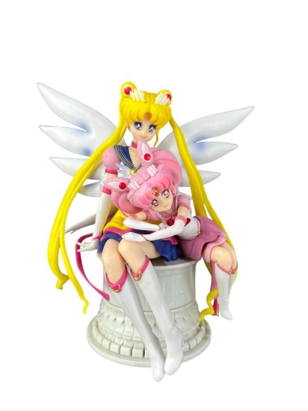 Figura 14cm Usagi Tsukino / Chibiusa En Piernas- Sailor Moon - Imagen 3