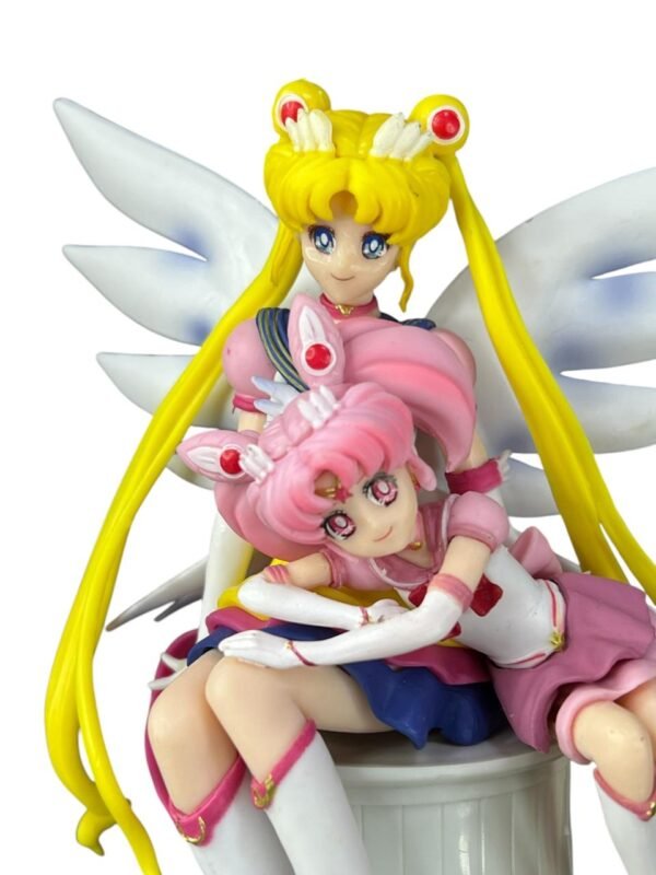Figura 14cm Usagi Tsukino / Chibiusa En Piernas- Sailor Moon - Imagen 2