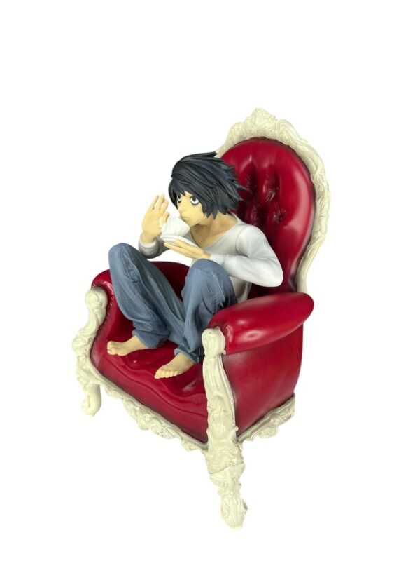 Figura L Sentado Con Taza 23cm Death Note - Imagen 5