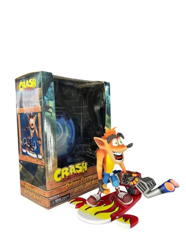 Figura Articulada Crash Bandicoot Patineta 18cm