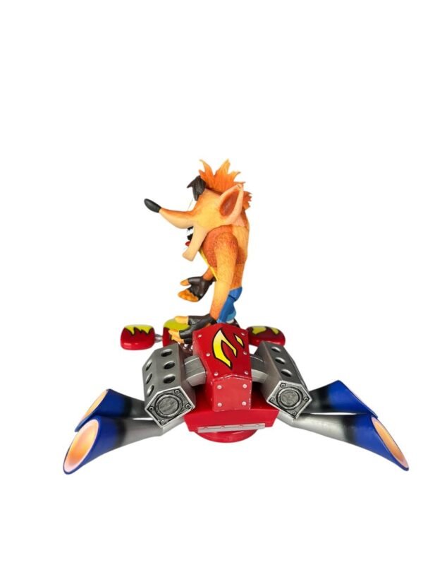 Figura Articulada Crash Bandicoot Patineta 18cm - Imagen 4