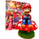 Mario Bros Sentado En Hongo