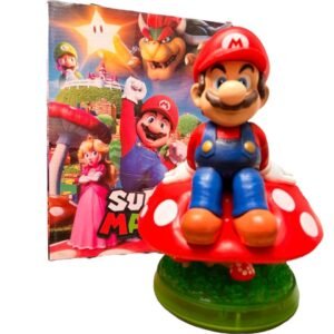Mario Bros Sentado En Hongo
