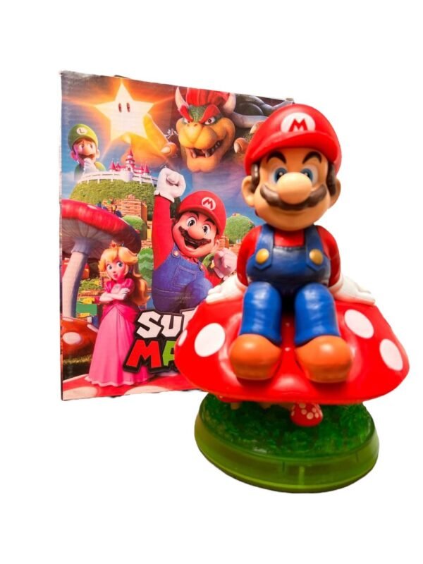 Mario Bros Sentado En Hongo