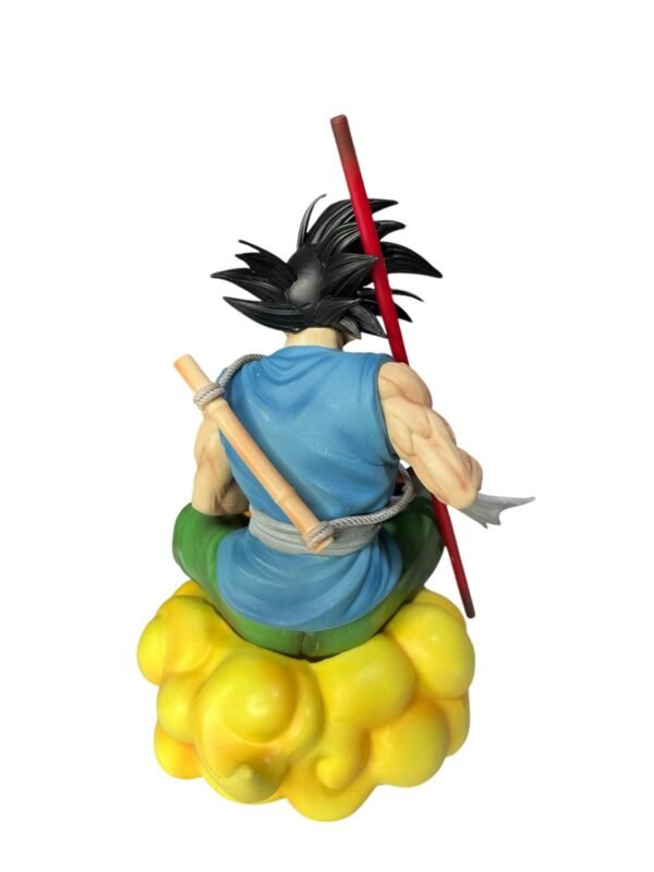 Figura Goku En La Nube Y Con Baston 23cm / Dragon Ball Z - Imagen 3