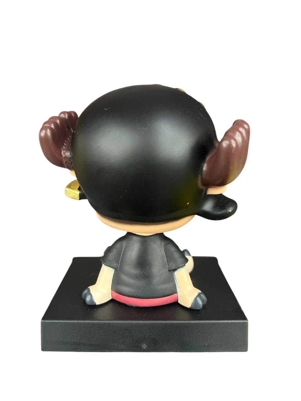 Figura Mueve Cabeza Chopper Gorro Negro 10cm One Piece - Imagen 4