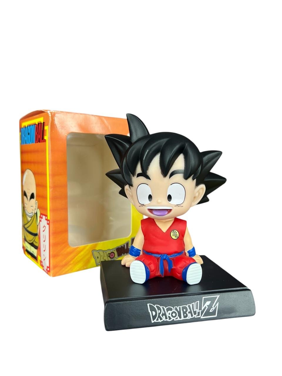 Figura Mueve Cabeza Goku Traje Rojo 10cm Dragon Ball