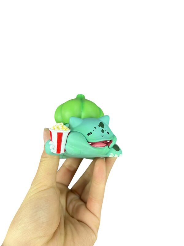 Figura Bulbasaur Comiendo Palomitas 6cm Pokemon - Imagen 6