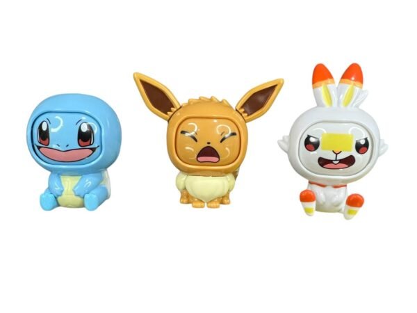 Figura Caras Intercambiables + Pokebola Naranja  Pokémon - Imagen 2