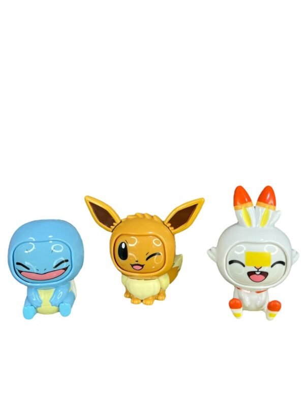 Figura Caras Intercambiables + Pokebola Naranja  Pokémon - Imagen 3