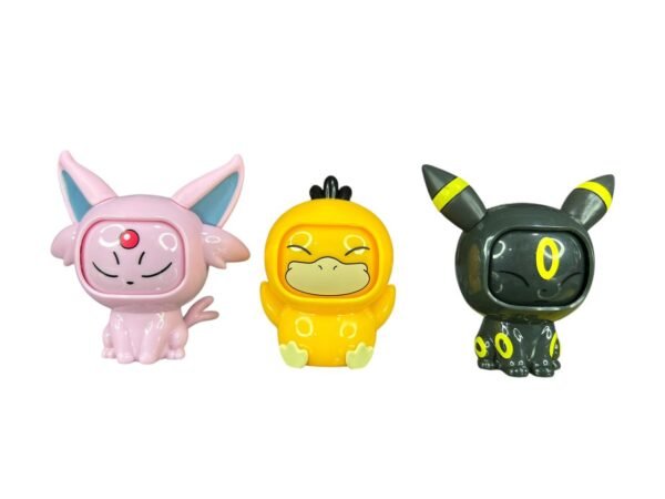 Figura Caras Intercambiables + Pokebola Morado  Pokémon - Imagen 3