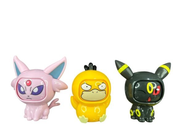 Figura Caras Intercambiables + Pokebola Morado  Pokémon - Imagen 5